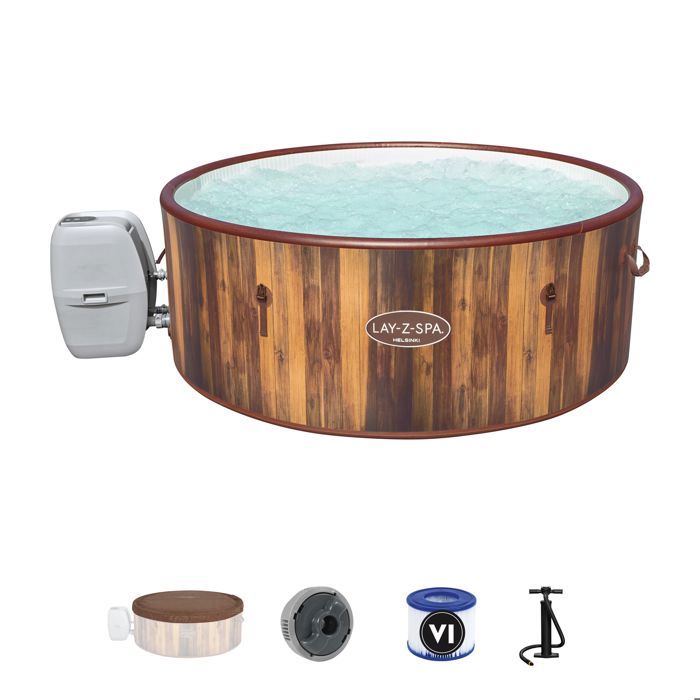 BESTWAY Spa gonflable rond Lay Z Spa® Helsinki Airjet™ 5 7 personnes Wifi