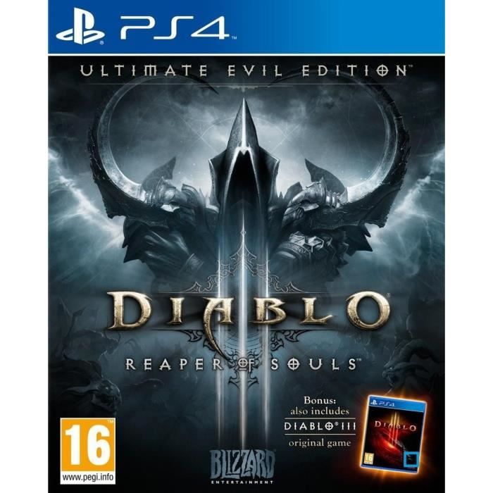 Acheter Diablo 3 Ultimate Evil Edition PS4 Reconditionné - 34,90 € Diablo 3 Ultimate Evil Edition PS4 Reconditionné - Blizzard Entertainment reconditionné disponible sur Cdiscount Seconde Vie