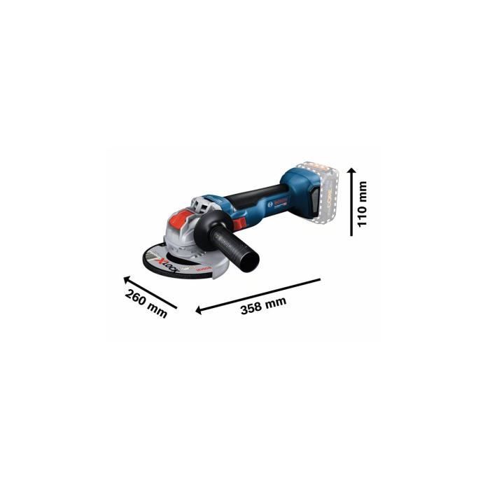Bosch GWX 18V 10 Meuleuse d'angle 18 V - vue 2