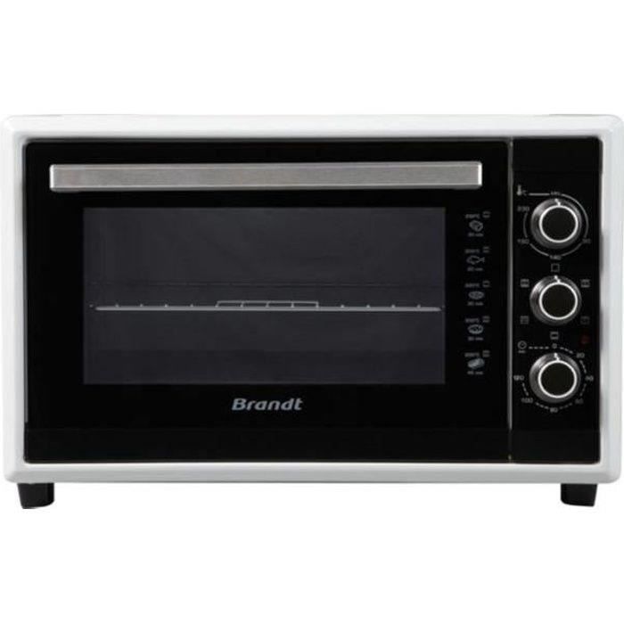 BRANDT - Mini four multifonction - four posable - 1800W - 42 L - blanc- FC4200MW