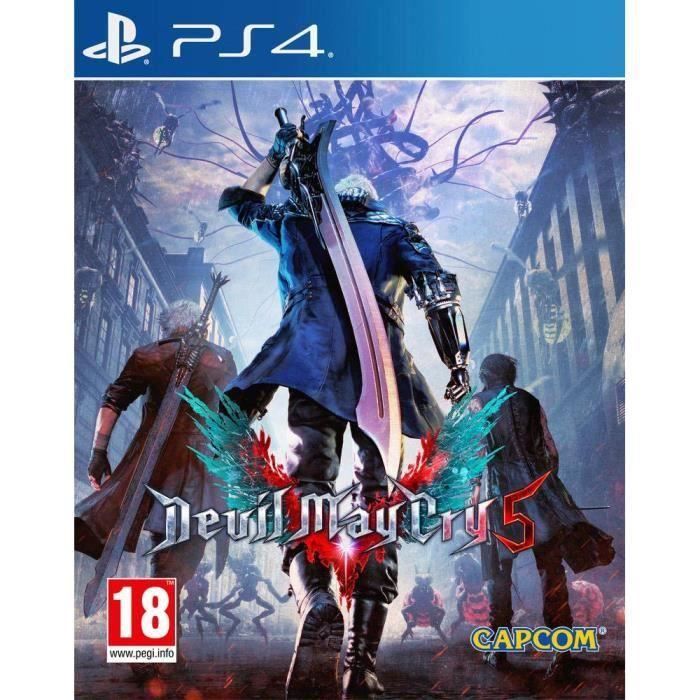 Devil May Cry 5 Jeu PS4 + 1 Skull Sticker