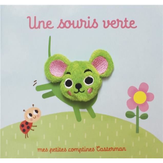 Marionnette Souris Verte Douce - Pour Enfants Dès La Naissance, Lavable Machine, Développement De L'imagination - 5