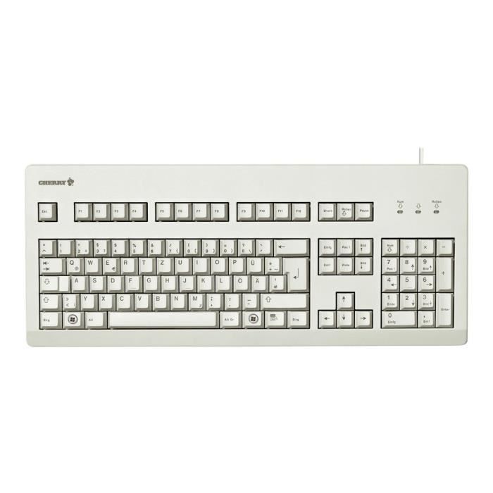CHERRY G80 3000 Clavier Mécanique Filaire Disposition Allemande QWERTZ Connexion USB Robuste Touches Programmables MX Switches - vue 5