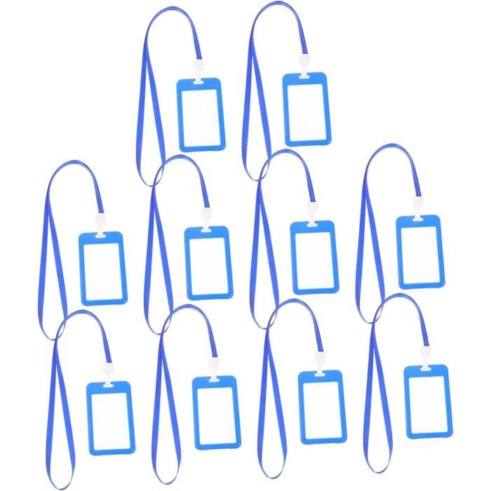 12 étuis Plastique Transparents Pour Cartes - Protection Anti-rayures, Poussière, Humidité - Pour CB, Identité, Permis, Badges