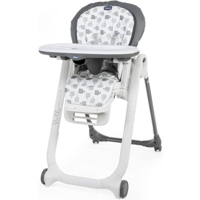 Chicco Chaise Haute Polly Progres5 4r Grey Cdiscount Puericulture Eveil Bebe