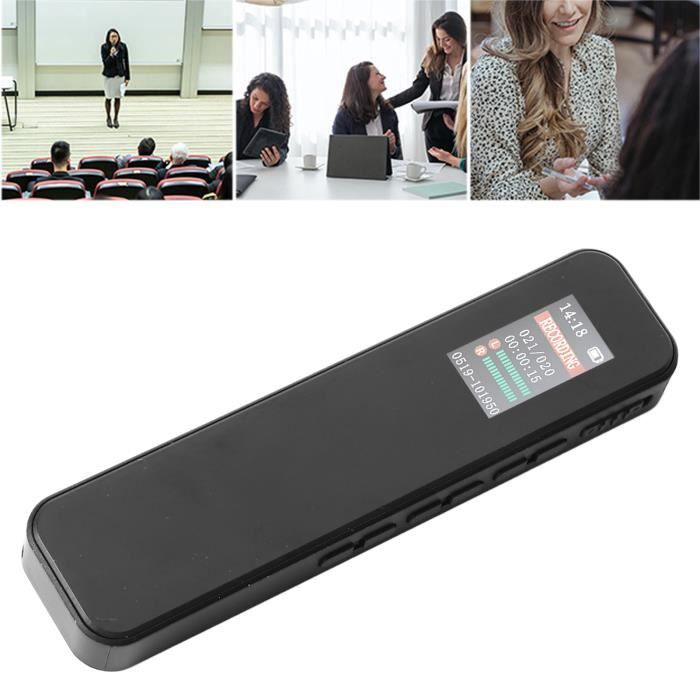 Mini Enregistreur Vocal, Voice To Text Ai Smart Voice Recorder, Enregistreur Vocal Numérique À