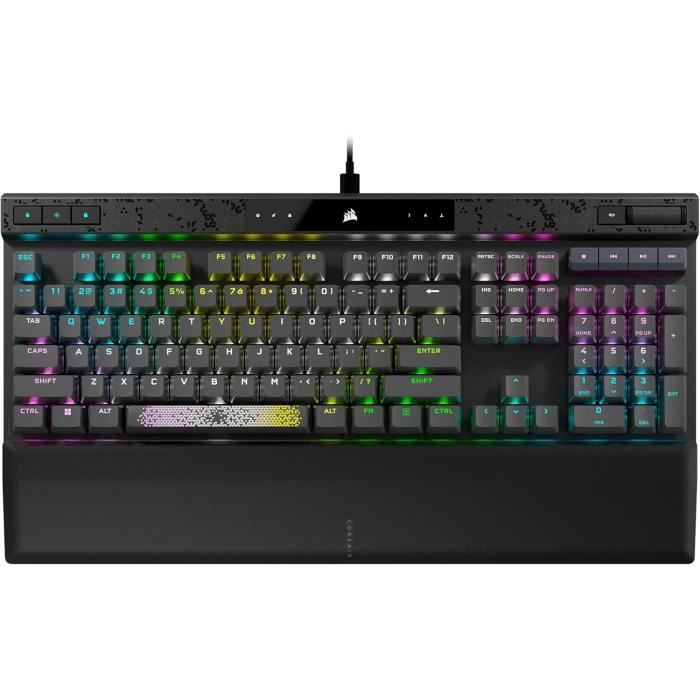 Clavier de Jeu Mécanique - CORSAIR - K70 MAX RGB - Commutateurs MGX - Rétroéclairé - QWERTY NA Clavier de Jeu Mécanique - CORSAIR - K70 MAX RGB - Commutateurs MGX - Rétroéclairé - QWERTY NA