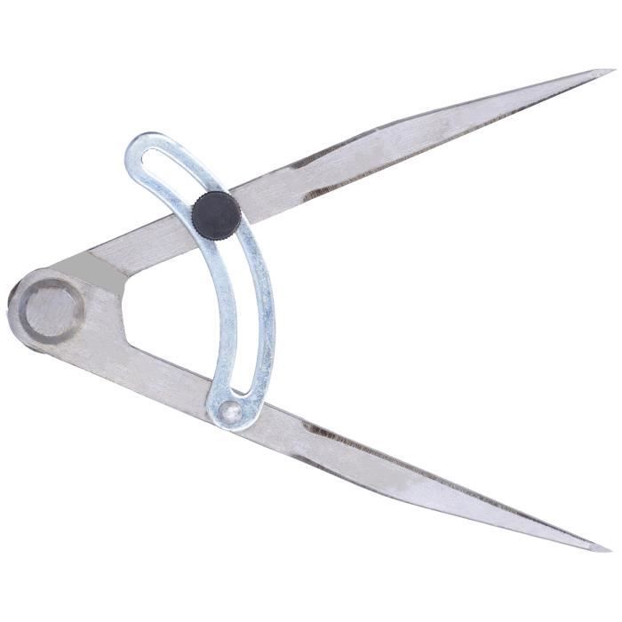 Outil boussole en cuir Diviseur en cuir de 100 mm rotatif à gratter Outil boussole en cuir Diviseur en cuir de 100 mm rotatif à gratter