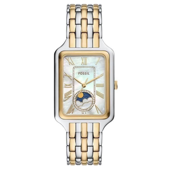 Montre - FOSSIL - ES5399 - Acier inox multicolore - Cadran nacre - Étanchéité 5 ATM
