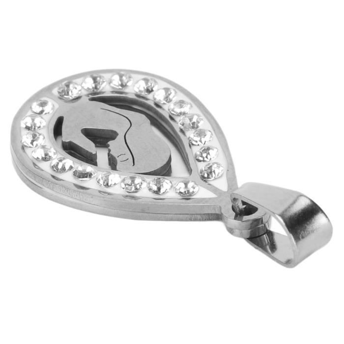 Collier Pendentif Goutte D'Eau - Or Titane Réglable - Chaîne Y-Drop - NEUF Avec étiquettes