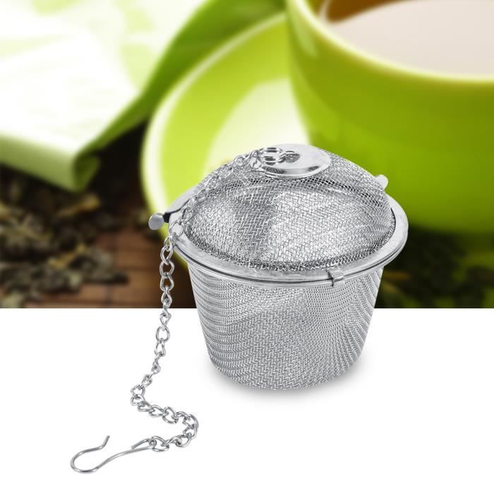Filtre à Épices En Acier Inoxydable 0.3L - Infuseur Réutilisable Pour Thé, Soupes Et Bouillons