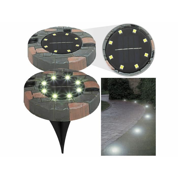 Lampes de sol - LUNARTEC - Contemporain - Solaire - Détecteur de mouvement - LED