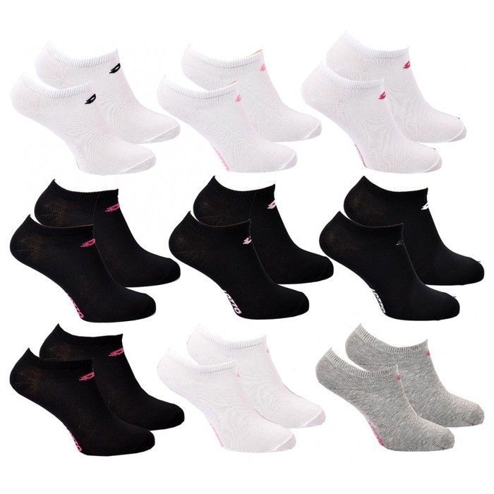 Chaussettes Femme LOTTO SNEAKER 2014 Pack de 9 paires