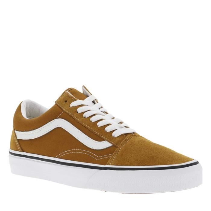 Vans cuir marron hotsell