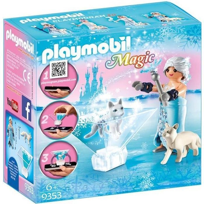 PLAYMOBIL - Magic - Princesse des glaces - Le Palais de Cristal - A partir  de 6 ans - Cdiscount Jeux - Jouets