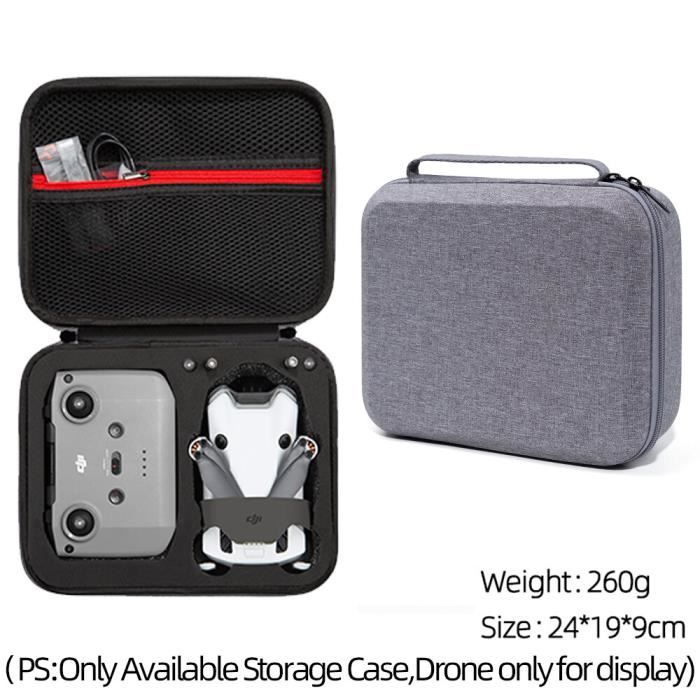 Étui Rigide De Transport Pour DJI Mini 5 Pro - Compatible Drone, Télécommande RC-N3, Batteries, Accessoires (24,5x9,5x20 Cm, Gris) - 13