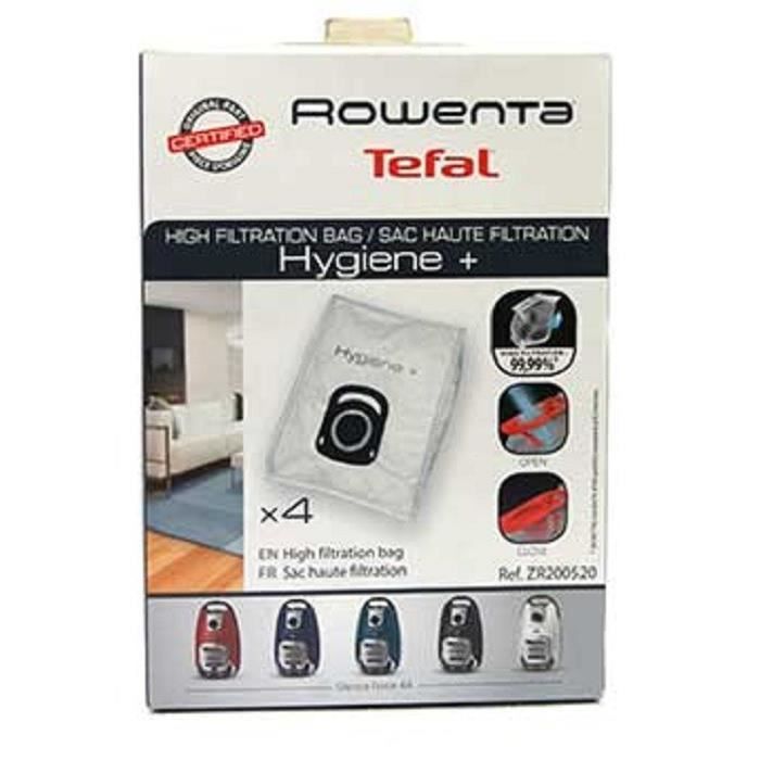 BOITE DE SACS HYGIÈNE SILENCE FORCE POUR ASPIRATEUR ROWENTA