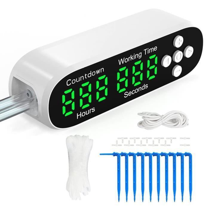 Xiujuers 20 Pièces Irrigation Goutte à Goutte Kit, Arrosage Automatique Pour Plante Réglable, Bouteille Arroseur Jardin Pour Plantes En Pot Pour Jardin, Balcon, Vacances, Fleurs