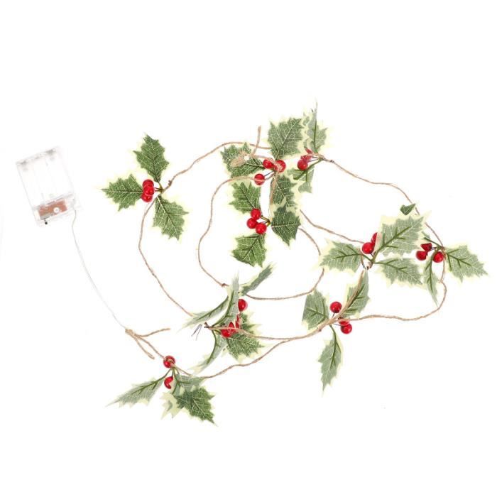 Lights4fun Guirlande Lumineuse de 10 Pompons à LED Blanc Chaud à Piles pour Déco Intérieur