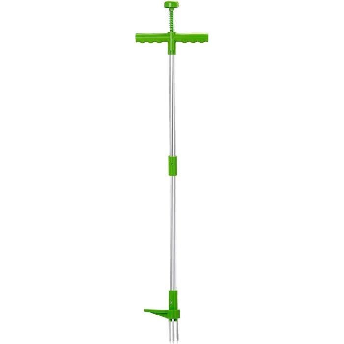 Arrache-mauvaises Herbes 2 En 1 Avec Manche Long 146,5 Cm – Binette Et Râteau, Acier Inoxydable, Réglable - 8