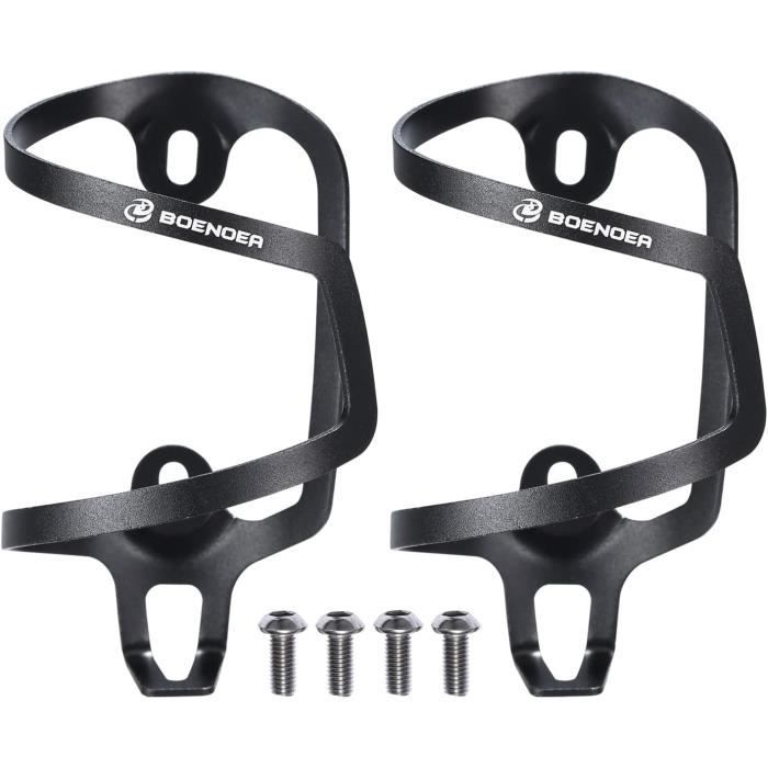 Lot De 2 Porte-bidons Vélo En Aluminium CNC – Robustes, Légers, Compatibles Bouteilles 60-80 Mm (orange, Avec Visserie Et Clé Hexagonale)