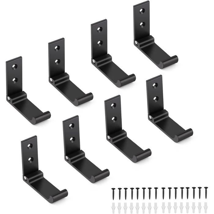 Organisateur Sans Rouille Patères Muraux Pliants - Alliage De Zinc - Capacité 25 Kg (55 Lb) - Blanc - Lot De 2 Ou 4 - Pour Salle De Bain, Entrée, Cuisine