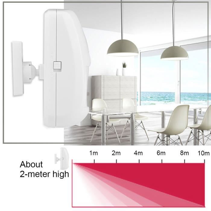 Kerui – détecteur de mouvement PIR sans fil, Rechargeable USB 5V 433MHz