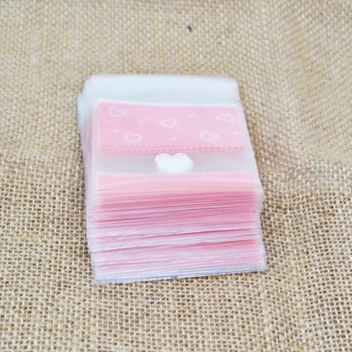 Lot De 200 Sacs En Cellophane Transparents Auto-scellants De 10,2 X 10