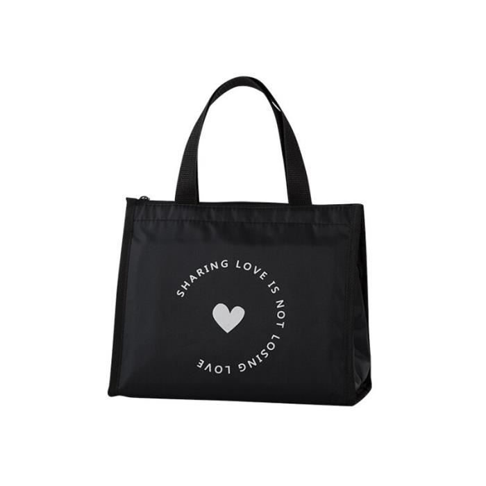 LUNCH BOX,LoveCrossSac à Lunch isotherme pour femmes, Style