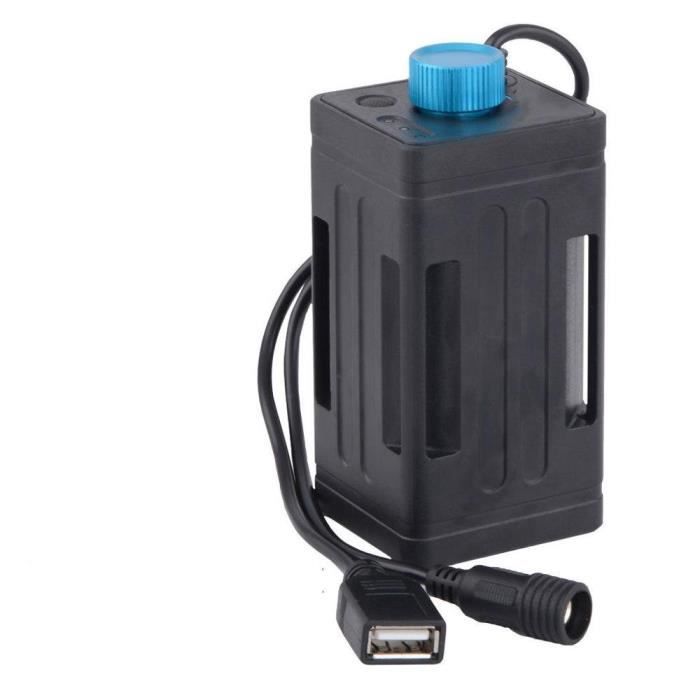Boîtier De Batteries 18650 Tiardey 8.4V – IP67, USB/DC, Pour éclairage Vélo, Chargeur De Téléphone