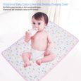 Matelas à langer Imperméable à l'eau bébé coton urine tapis couche couche literie à langer coussin rose emballé M-HB044-1