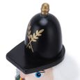 modèle de figurine Casse-Noisette Soldat Poupée Marionnette En Bois Artisanat De Noël Armoire À Vin Décoration Ornement (1401D)-1