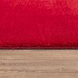 Tapis, Tapis À Poils Ras Doux Pour Salon, Doux, Lavable, Rouge [120x170 cm]-1