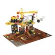 DICKIE - Construction playset 52 cm + 3 véhicules-1