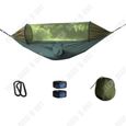 TD® Toile de parachute automatique à ouverture rapide type hamac camping en plein air moustiquaire hamac avec moustiquaire à poteau-1