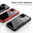 Coque Pour iPhone 11 Pro Max Bumper Hybride Rigide Antichoc Rouge-1