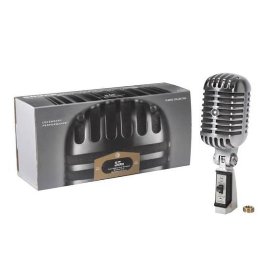 Microphone Studio Professionnel filaire dynamique Longueur: 18cm Argent -  Cdiscount TV Son Photo