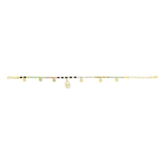 Bracelet de cheville HAKA Hipanema en noir | Galeries Lafayette