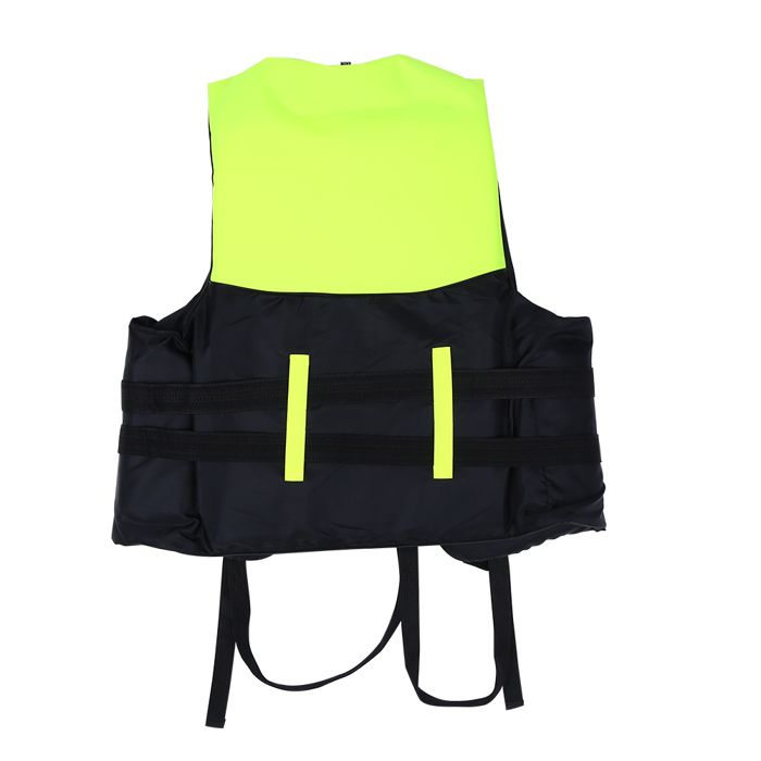 Gilet De Sauvetage Adulte Universel - Bretelles Réglables, Sifflet, Bandes Réfléchissantes, Pour Sports Nautiques Et Natation