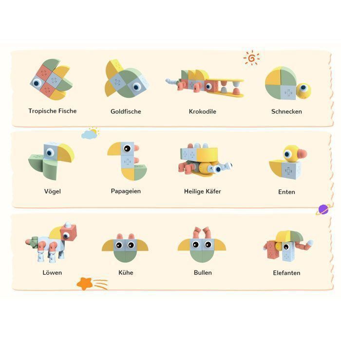 Blocs de Construction Magnétiques - Cadeaux de pour Les Enfants - Blocs