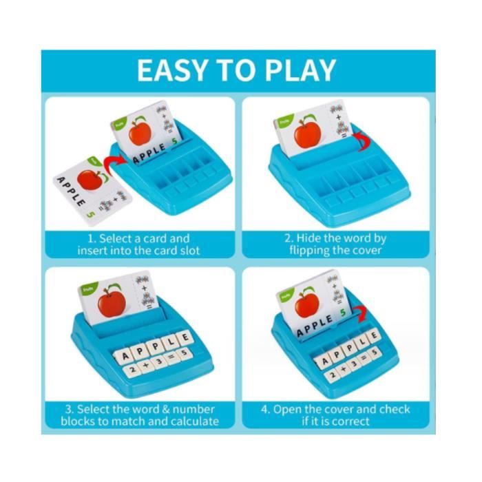 Jeu éducatif Alphabet En Bois - 52 Pièces (majuscules/minuscules), Pour Enfants 3 Ans+, Apprentissage Lettres Et Orthographe - 7
