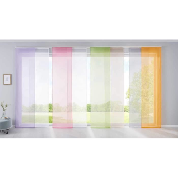 HOME FASHION Paneelgordijn Alya zand 60x245 cm set van 5 kopen! | HORNBACH