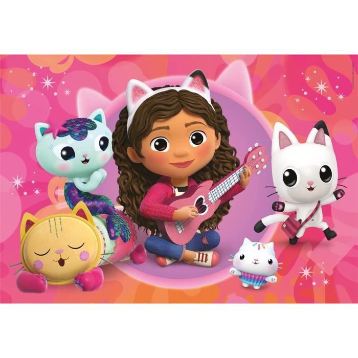 Gabby'S Dollhouse, Joyeux Gabi - 24 Maxi Puzzles - 24 Grandes Pièces