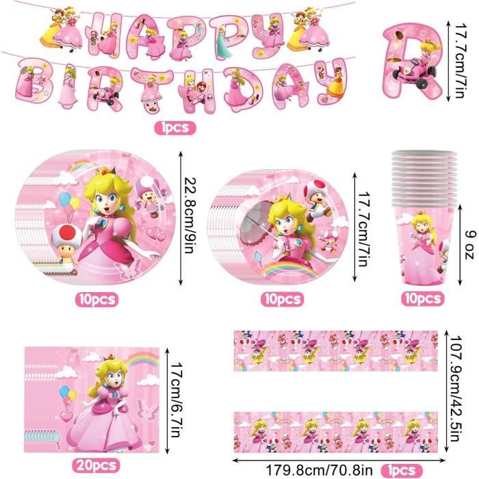 Set Vaisselle Anniversaire 18 Ans Rose Et Or - 69 Pièces Pour Fille - Assiettes, Gobelets, Serviettes, Nappe