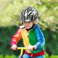ROMOTE SPORTS Casque pour enfants, casque de scooter - casque de cycle de scooter pour enfant Vélo VTT Bicyclette à vélo stable noir-2