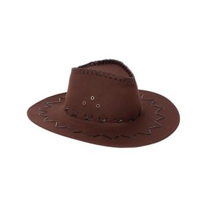 Lot De 4 Chapeaux De Cowgirl/cowboy En Polyester – Taille 54-56 Cm, Cordon Réglable – Pour Fêtes Western, Cosplay Et Carnaval (enfants)
