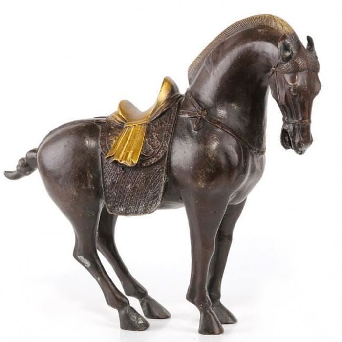 Statue Cheval Blanc Royal – Décoration Élégante Pour Intérieur