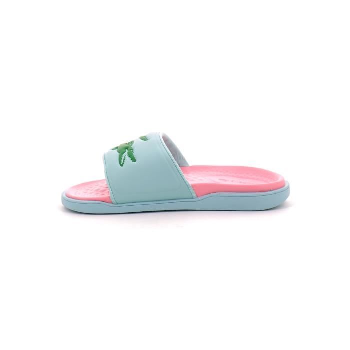 Claquette lacoste rose clearance femme