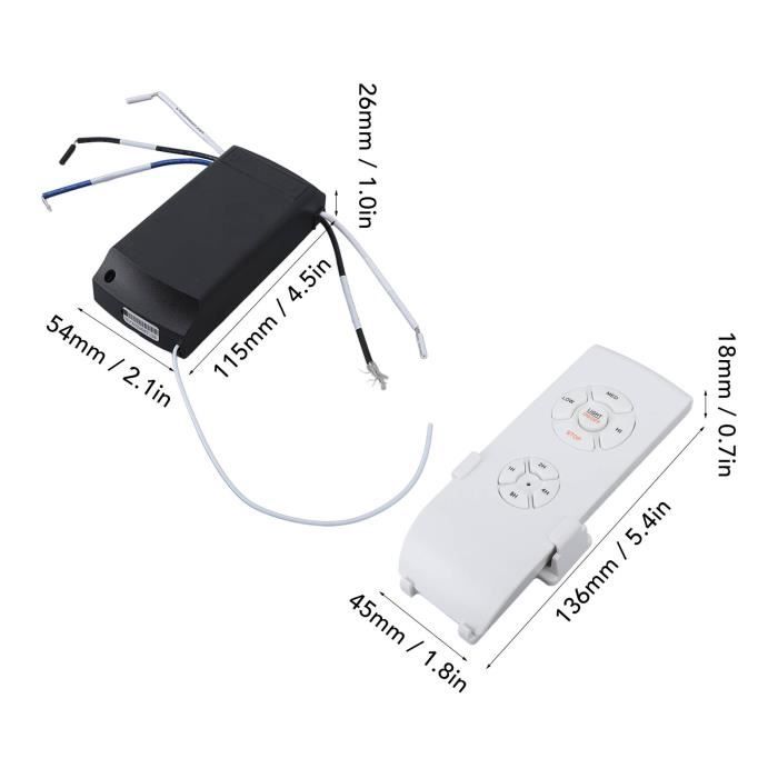 Télécommande Générique Pour Ventilateur – Modèle Sans Marque – Occasion