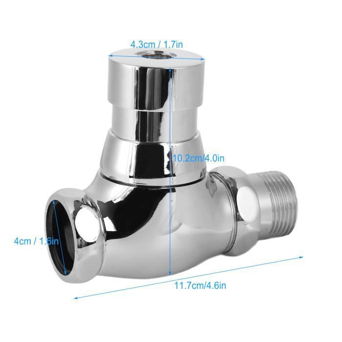 Schell Schellomat - Robinet De Chasse Pour Urinoir à Pression BASIC Chrome 024830699